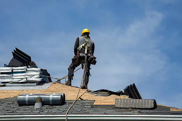 Professional Roofing technician working in Uwchland, PA